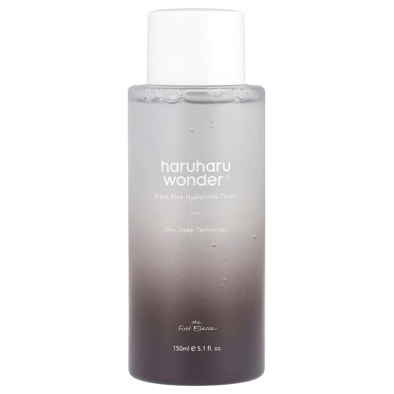 HaruHaru Wonder Illatmentes Fermentált Fekete Rizs Tonik Érzékeny Bőrre, Black Rice Hyaluronic Toner 150ml