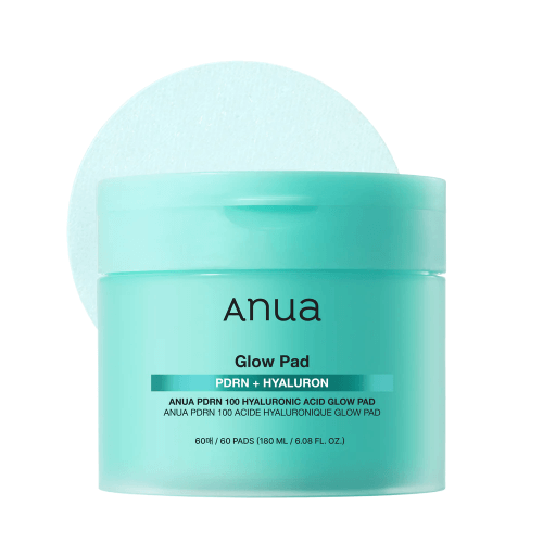 Anua – Hidratáló Korongok Hialuronsavval és PDRN - nel, PDRN 100 Hyaluronic Acid Glow Pad, 60db - LiLea