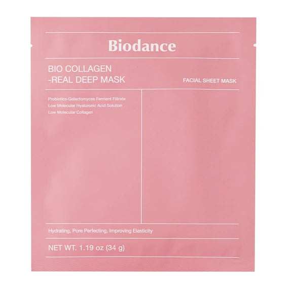 Biodance Mélyhidratáló éjszakai hidrogél maszk kollagénnel és enzimekkel, Bio-Collagen Real Deep Mask - 1db/34g