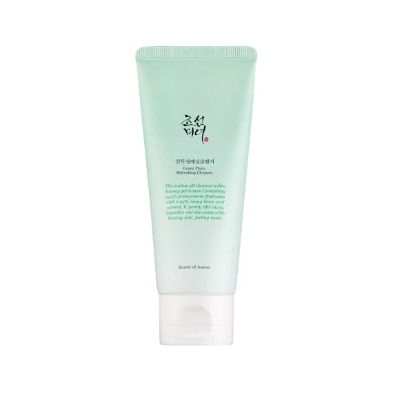 Beauty of Joseon Green Plum Refreshing Cleanser - Élénkítő Arctisztító Gél Zöld Szilva Kivonattal, 100ml
