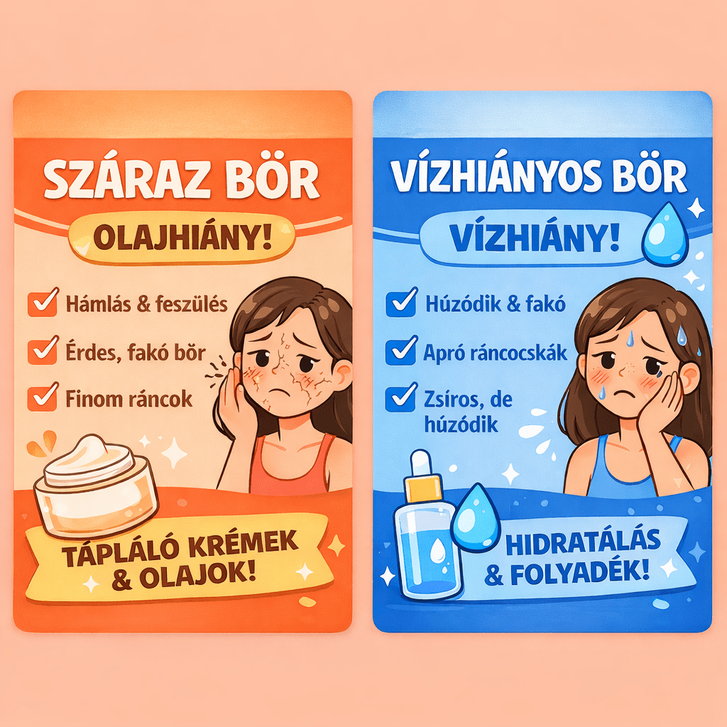 Mi a különbség a száraz és a vízhiányos bőr között? Mire érdemes figyelni? - LiLea