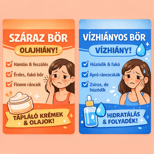 Mi a különbség a száraz és a vízhiányos bőr között? Mire érdemes figyelni? - LiLea