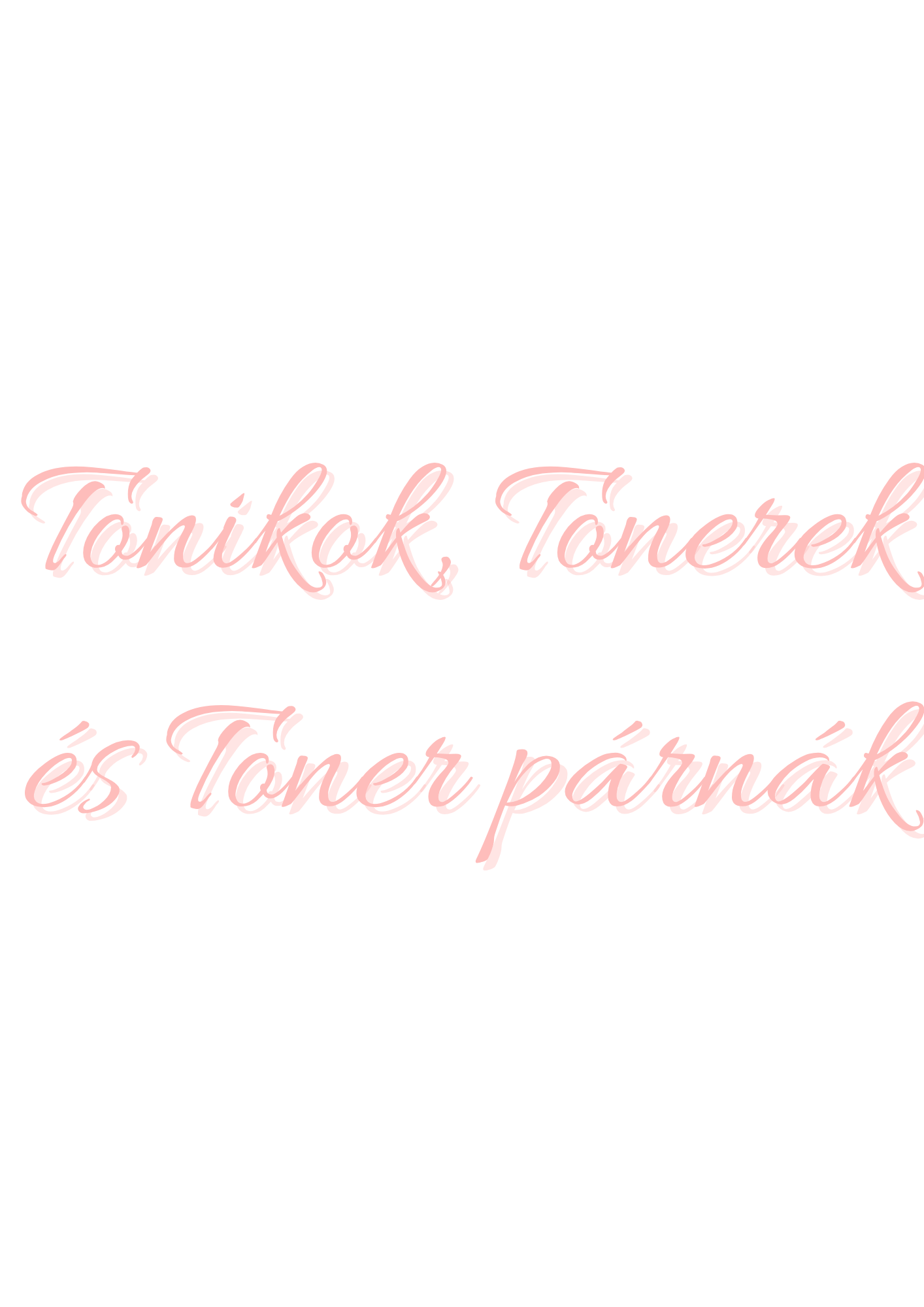 Tonic/Toner/Toner párna