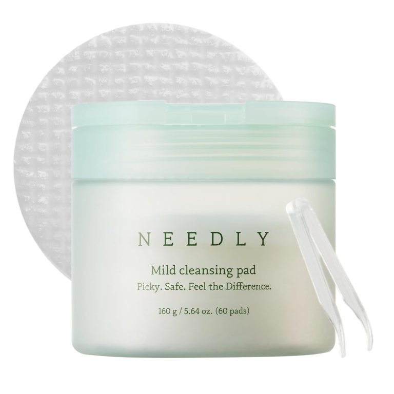 NEEDLY – Gyengéd Sminklemosó és Tisztító Párnák, Mild Cleansing Pad, Makeup Remover, 60 db