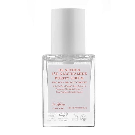 Dr.Althea Pórusfinomító és Kiegyensúlyozó Szérum, 15% Niacinamide Purity Serum, 30ml