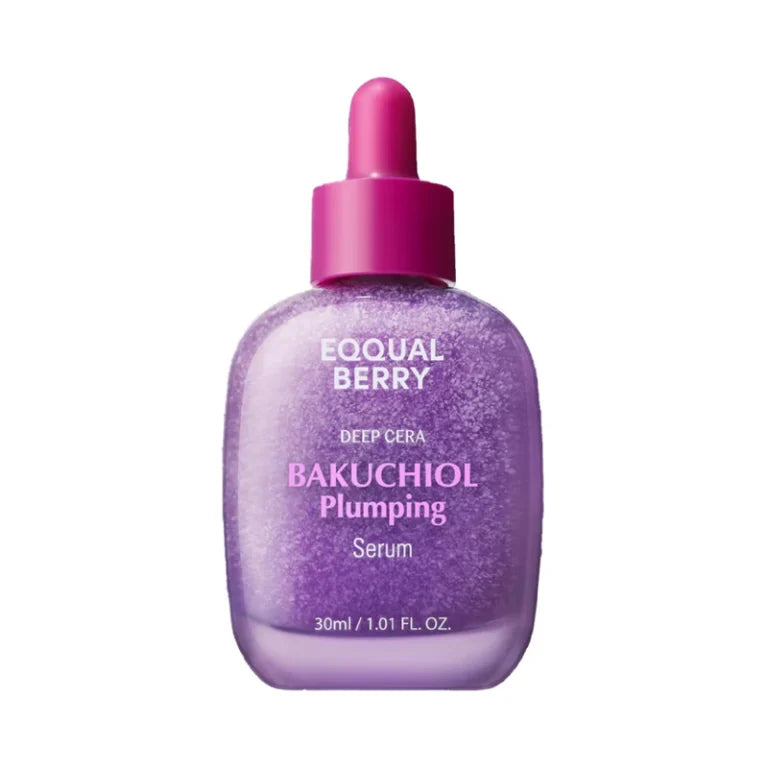 EQQUALBERRY Bakuchiol Plumping Serum – Feszesítő és Hidratáló Szérum Bakuchiollal 30ml