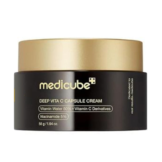 Medicube – Intenzív C-vitaminos ragyogásfokozó arckrém, Deep Vita C Capsule Cream, 55g
