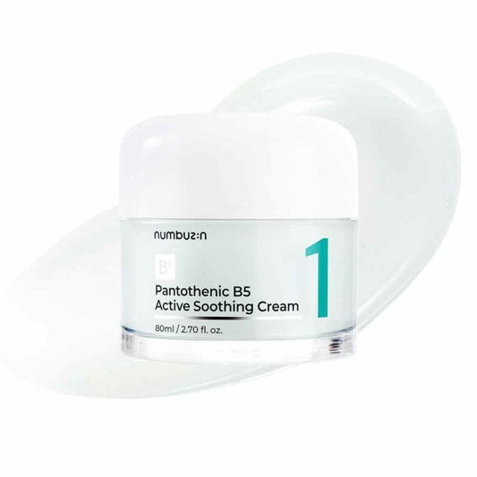 Numbuzin – No.1 Intenzíven nyugtató és barrier-erősítő arckrém, No.1 Pantothenic B5 Active Soothing Cream – 80ml