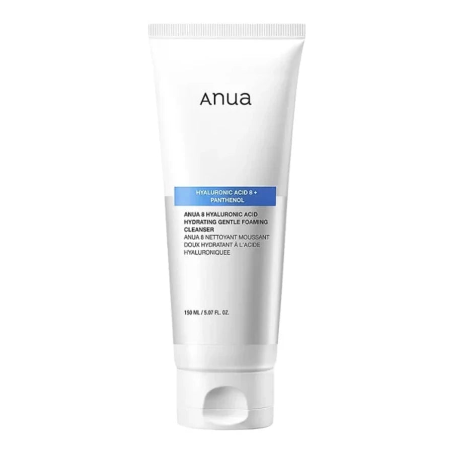Anua 8 Hialuronsavas Hidratáló Gyengéd Arctisztító Hab - Hydrating Gentle Foaming Cleanser with Hyaluronic Acid 150ml