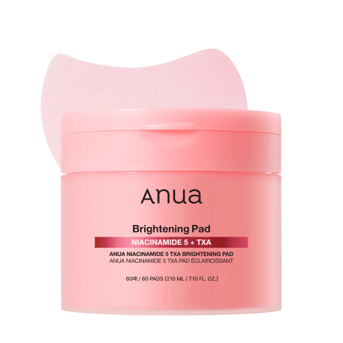 Anua – Világosító Korongok Niacinamiddal és Tranexámsavval, Brightening Niacinamide 5 + TXA 210ml, 60 korong - LiLea
