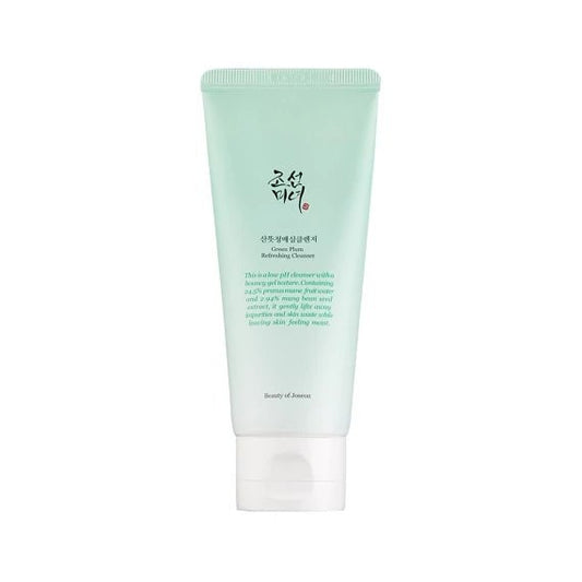 Beauty of Joseon Green Plum Refreshing Cleanser - Élénkítő Arctisztító Gél Zöld Szilva Kivonattal, 100ml - LiLea