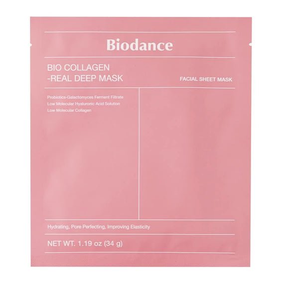 Biodance Mélyhidratáló éjszakai hidrogél maszk kollagénnel és enzimekkel, Bio - Collagen Real Deep Mask - 1db/34g - LiLea