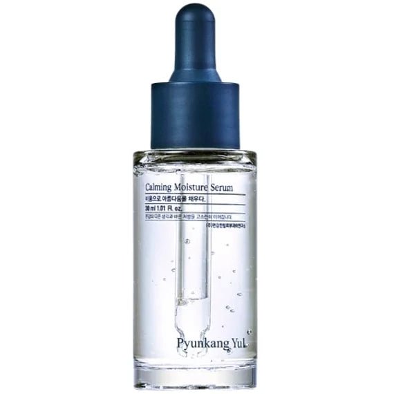 Pyunkang Yul Calming Moisture Serum - Nyugtató, hámlasztó és hidratáló szérum Centella Asiatica Kivonattal, 30ml - LiLea