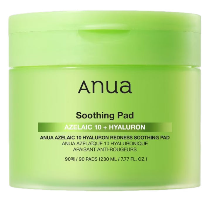 Anua Azelaic 10 Hyaluron Redness Soothing Pad – Azelainsavas Nyugtató Korongok 90db/230ml