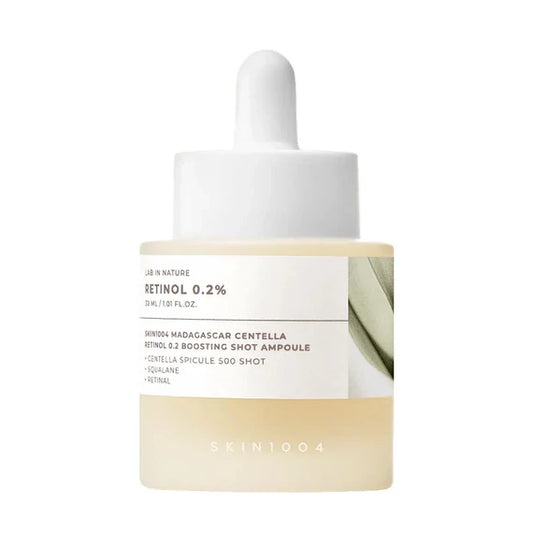 SKIN1004 Madagascar Bőrmegújító Rugalmasságot Növelő Ampulla, Centella Retinol 0.2 Boosting Shot Ampoule, 30ml