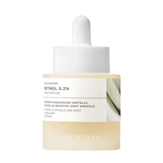 SKIN1004 Madagascar Bőrmegújító Rugalmasságot Növelő Ampulla, Centella Retinol 0.2 Boosting Shot Ampoule, 30ml - LiLea